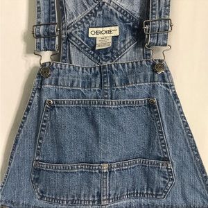 Cherokee Denim Overalls Small